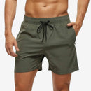 Herre åndbare shorts med elastisk talje