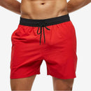 Herre åndbare shorts med elastisk talje
