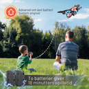 KidPlay - Fjernstyret flyvende jet med 360° rotation og