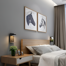 DazzleShelf – Minimalistisk genopladelig natlampe med hylde og USB-opladningsport