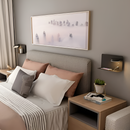 DazzleShelf – Minimalistisk genopladelig natlampe med hylde og USB-opladningsport