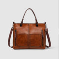 Galena - Vintage-inspireret crossbody-taske med flere lommer