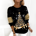 Luna - Hyggelig sweatshirt til kvinder med glitrende