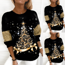 Luna - Hyggelig sweatshirt til kvinder med glitrende