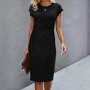 Kvindernes Twist Talje Bodycon Midi Kjole