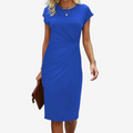 Kvindernes Twist Talje Bodycon Midi Kjole