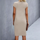 Kvindernes Twist Talje Bodycon Midi Kjole