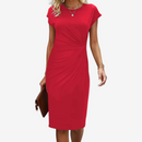 Kvindernes Twist Talje Bodycon Midi Kjole