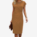 Kvindernes Twist Talje Bodycon Midi Kjole