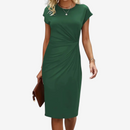 Kvindernes Twist Talje Bodycon Midi Kjole