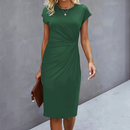 Kvindernes Twist Talje Bodycon Midi Kjole