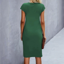 Kvindernes Twist Talje Bodycon Midi Kjole