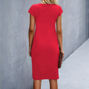 Kvindernes Twist Talje Bodycon Midi Kjole