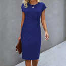 Kvindernes Twist Talje Bodycon Midi Kjole