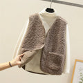 Sophia teddyvest med sherpa fleece