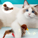 PurrFlight - Simuleret kvidrende fuglekattelegetøj med ægte