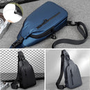 NovaCarry - Vandtæt crossbody-taske med USB-port og