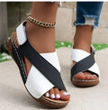 Emily - Elegante sandaler med åben tå og skrå hæl