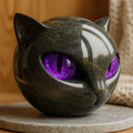 Kattehovedskulptur til elegant boligindretning