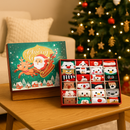 CheerBox - Festlig Sok Julekalender med 24 Dages Nedtælling