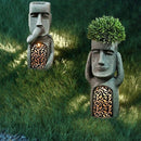 SolarGlow - Kunstnerisk urtepotteskulptur med