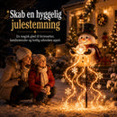 Yulesnow - Solcelle Snemand Have Lys med Kaskadeeffekt