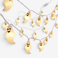 GlowHaven - Halloween Lyskæde med Øjne
