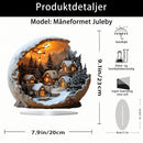 Yuleboheme - Akryl Boho Juledekoration til Bord og Vindue