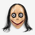 CreepyHair - Halloween Maske med Langt Hår