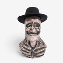 Realistisk Skeletmaske med Hat til Halloween