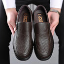 Enzo – Læder Loafers med Slip-On Design til Mænd