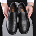 Enzo læderloafers med slip-on design