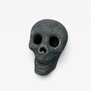 Gothisk Keramisk Dødningehoved Ornament