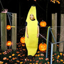 Sjovt Gult Banan Kostume til Mænd