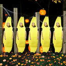 Sjovt Gult Banan Kostume til Mænd