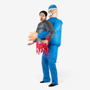 Oppustelig Halloween Kirurg Kostume med Spøgelse