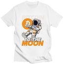 Darren kortærmet T-shirt med iøjnefaldende Bitcoin-grafik