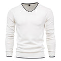 Henry slim fit V-hals sweater med lange ærmer