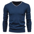Henry slim fit V-hals sweater med lange ærmer