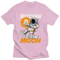 Darren kortærmet T-shirt med iøjnefaldende Bitcoin-grafik