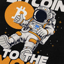 Darren kortærmet T-shirt med iøjnefaldende Bitcoin-grafik