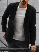 Michael – Letvægtsblazer med slim fit og klassisk lukning med enkelt knap