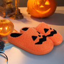 Halen - Halloween Slippers med Græskar Design