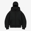 Fleece-elefanthue med fuld lynlås for varm komfort