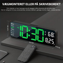 ColorPulse - Farverigt digitalt LED-ur med fjernbetjening