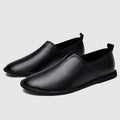 Elegante læderloafers med sofistikeret stil