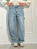 Christine - Casual jeans med flere lommer og en løs pasform