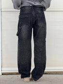 Christine - Casual jeans med flere lommer og en løs pasform