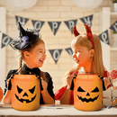 LED Pumpkin Trick-or-Treat Basket for Kids