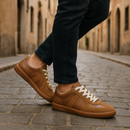 Dame Sneakers Med Rund Tå Og Snørebånd
